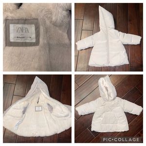 Baby Zara Zip Back Coat